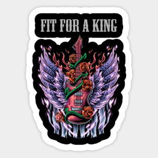FIT FOR A KING BAND Sticker